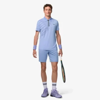 Polo de tenis Ultra Dry estampado de corte ajustado para hombre