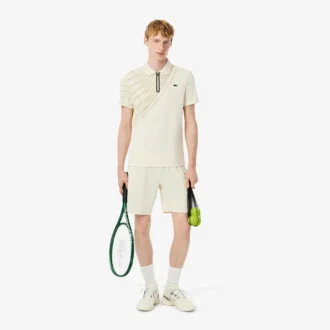 Polo de tenis Ultra Dry estampado de corte ajustado para hombre