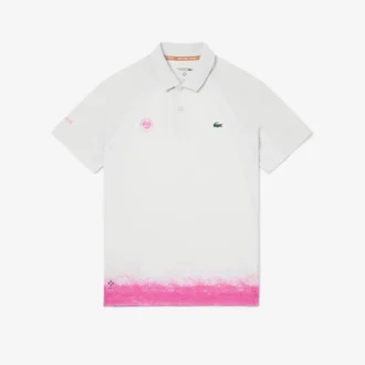 Polo deportivo de corte ajustado para hombre, edición Roland Garros