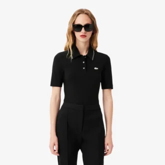 Polo Diamanta Pop L.12.D de corte ajustado para mujer