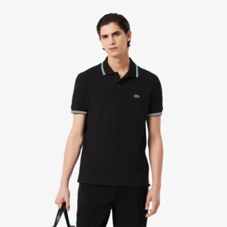 Polo L.12.12 con detalles decorativos de corte regular para hombre