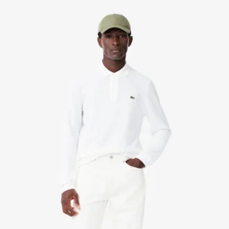 Polo L.12.12 de manga larga y corte clásico para hombre