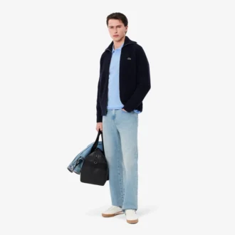 Polo L.12.12 de manga larga y corte clásico para hombre