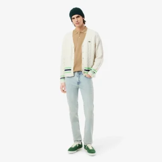 Polo L.12.12 de manga larga y corte clásico para hombre