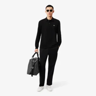 Polo L.12.12 de manga larga y corte clásico para hombre