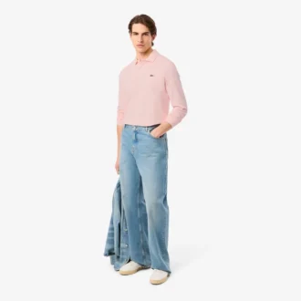 Polo L.12.12 de manga larga y corte clásico para hombre