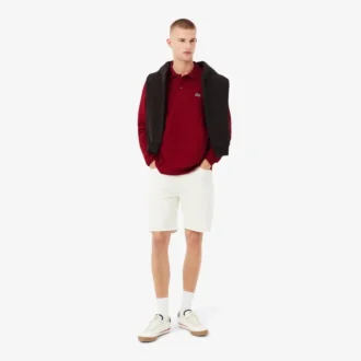 Polo L.12.12 de manga larga y corte clásico para hombre