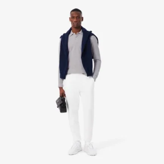 Polo L.12.12 de manga larga y corte clásico para hombre