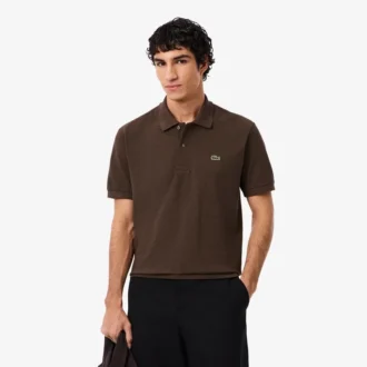 Polo L.12.12 jaspeado de corte clásico para hombre