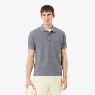Polo L.12.12 jaspeado de corte clásico para hombre