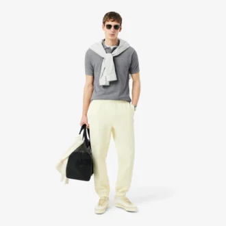 Polo L.12.12 jaspeado de corte clásico para hombre