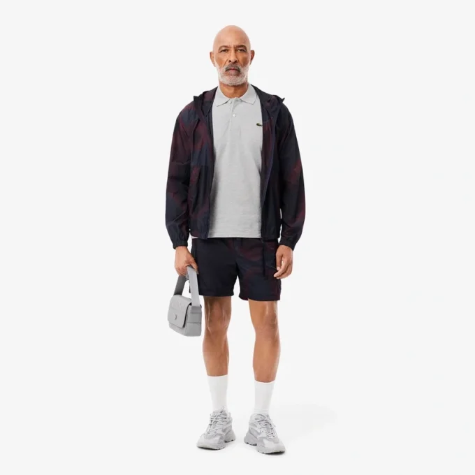Polo L.12.12 jaspeado de corte clásico para hombre