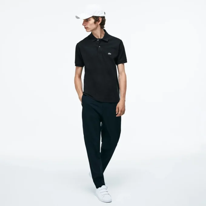 Polo L.12.12 jaspeado de corte clásico para hombre
