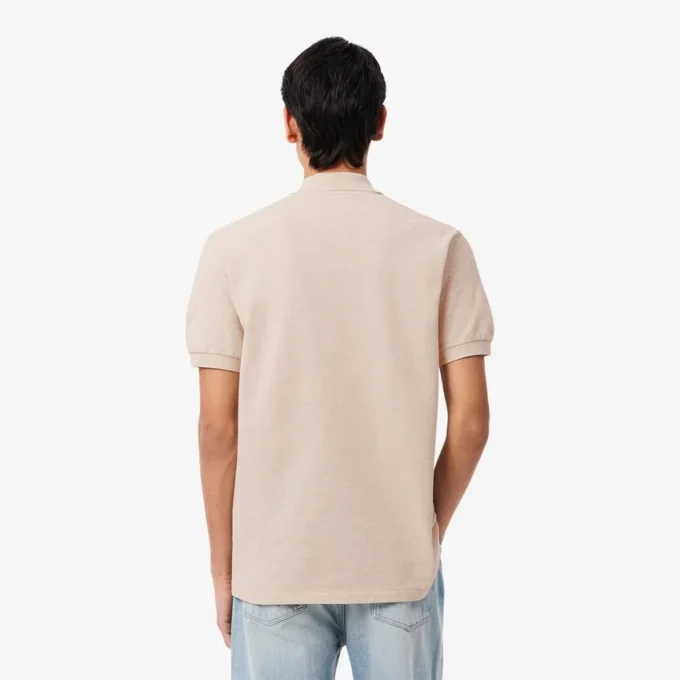 Polo L.12.12 jaspeado de corte clásico para hombre