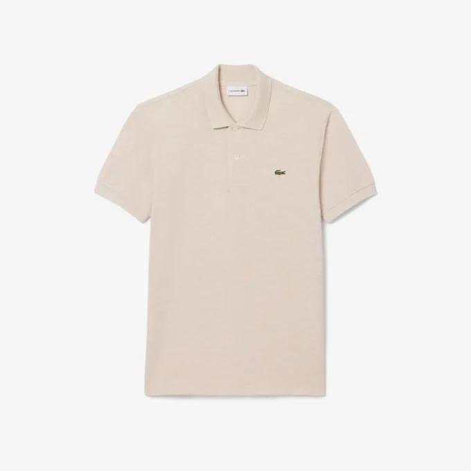 Polo L.12.12 jaspeado de corte clásico para hombre