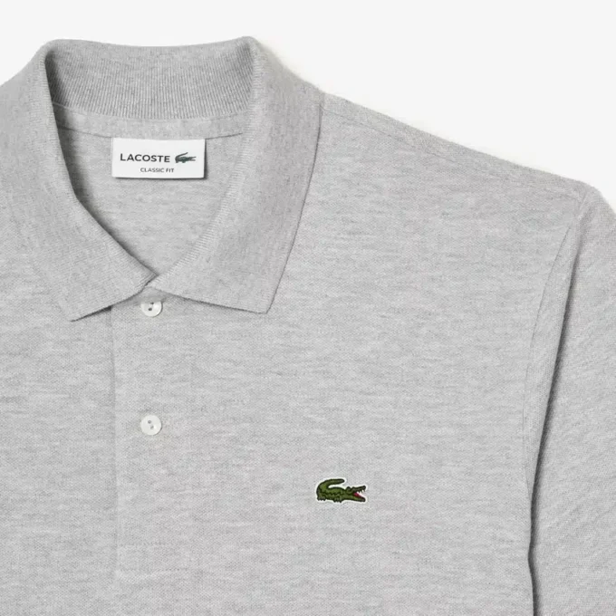 Polo L.12.12 jaspeado de corte clásico para hombre