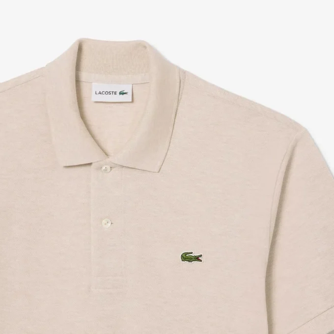 Polo L.12.12 jaspeado de corte clásico para hombre