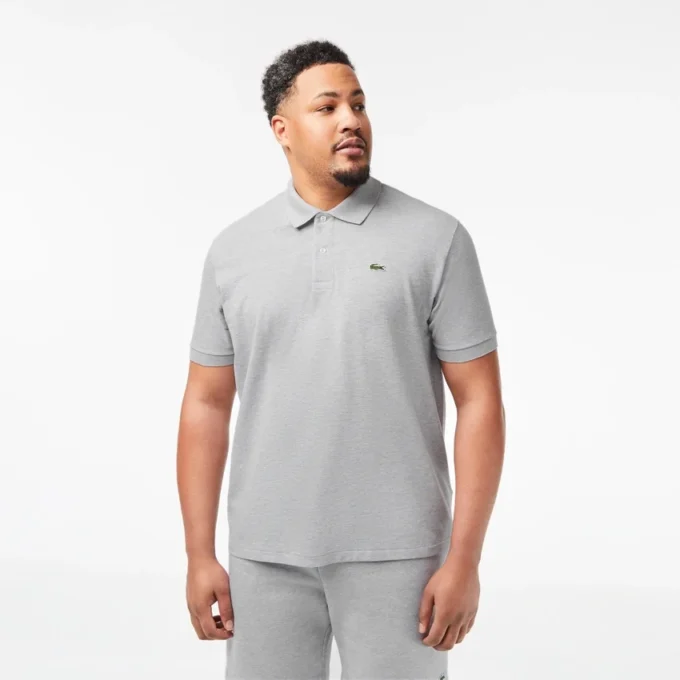 Polo L.12.12 jaspeado de corte clásico para hombre
