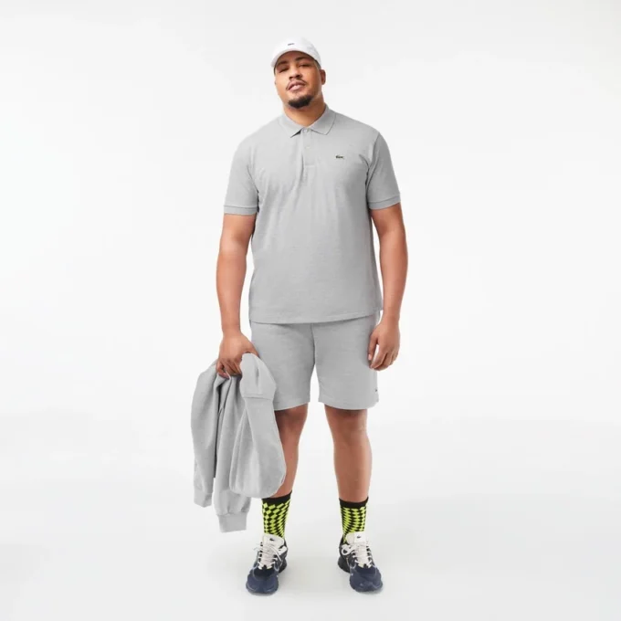 Polo L.12.12 jaspeado de corte clásico para hombre