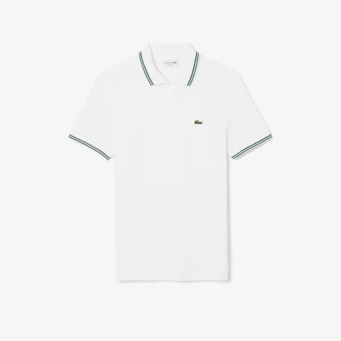 Polo L.12.12 para hombre de corte regular con detalles decorativos