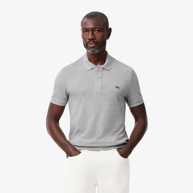 Polo L.12.12 Piqua de corte ajustado para hombre