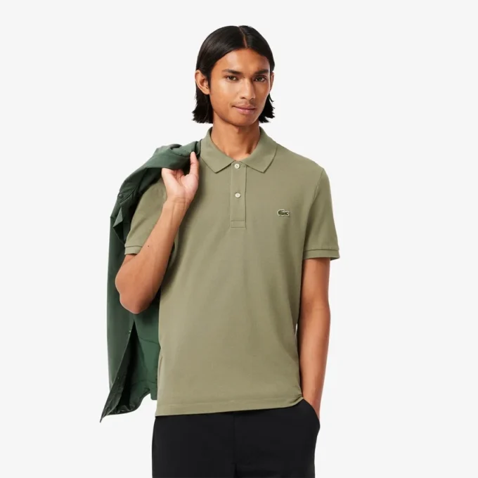 Polo L.12.12 Piqua de corte ajustado para hombre