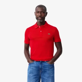 Polo L.12.12 Piqua de corte ajustado para hombre