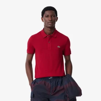 Polo L.12.12 Piqua de corte ajustado para hombre
