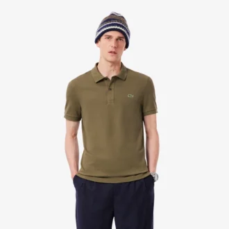 Polo L.12.12 Piqua de corte ajustado para hombre