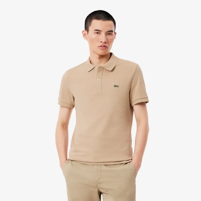 Polo L.12.12 Piqua de corte ajustado para hombre