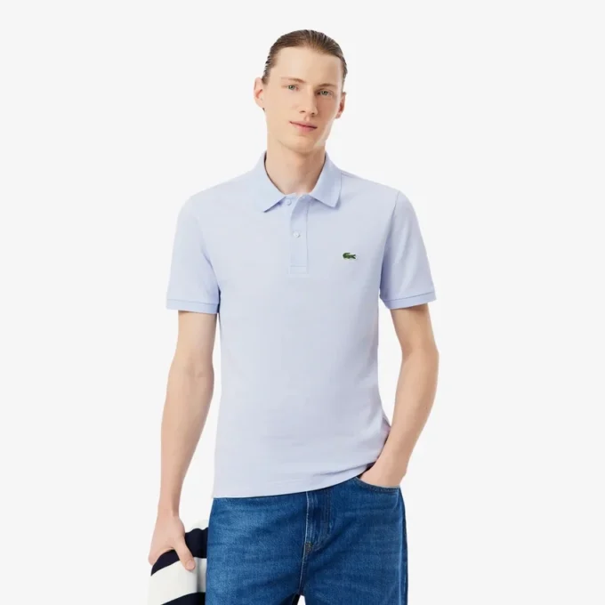 Polo L.12.12 Piqua de corte ajustado para hombre