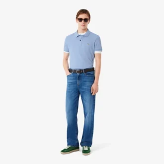 Polo L.12.12 Piqua de corte ajustado para hombre