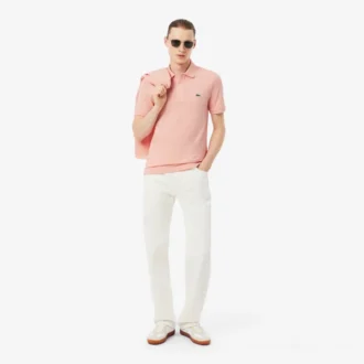 Polo L.12.12 Piqua de corte ajustado para hombre
