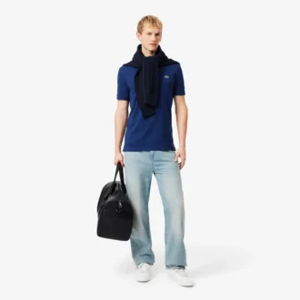 Polo L.12.12 Piqua de corte ajustado para hombre