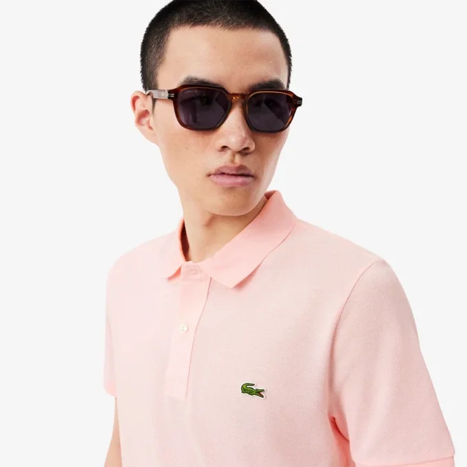 Polo L.12.12 Piqua de corte ajustado para hombre