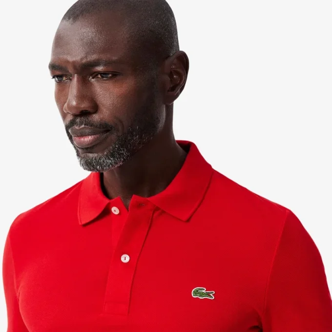 Polo L.12.12 Piqua de corte ajustado para hombre