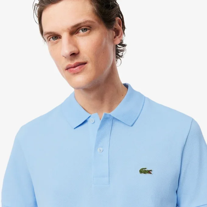 Polo L.12.12 Piqua de corte ajustado para hombre