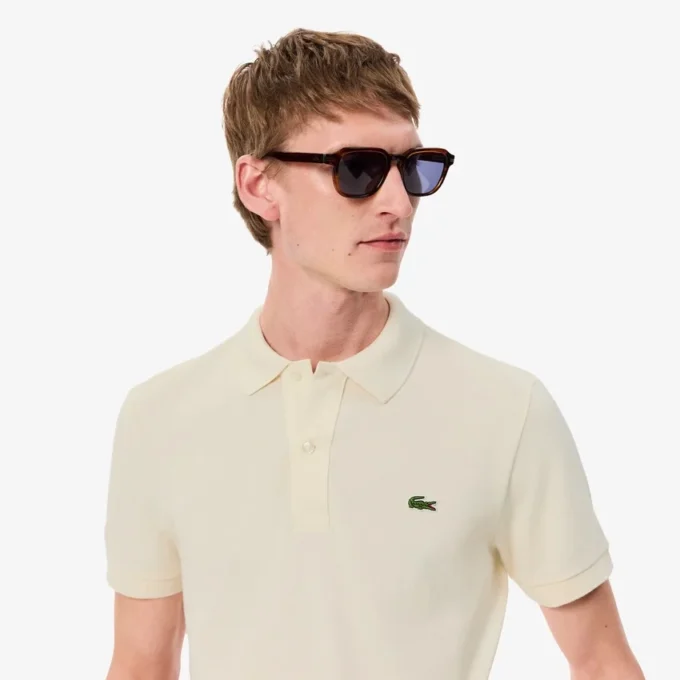 Polo L.12.12 Piqua de corte ajustado para hombre