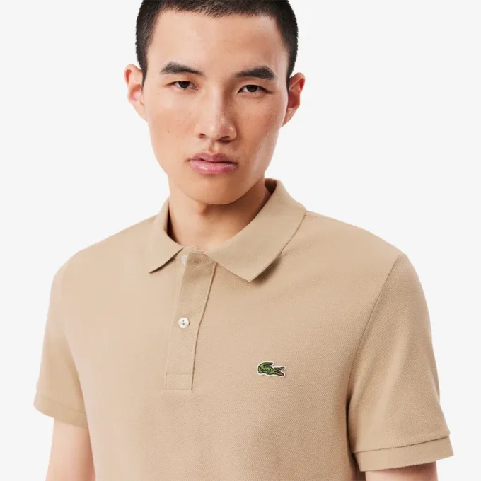 Polo L.12.12 Piqua de corte ajustado para hombre