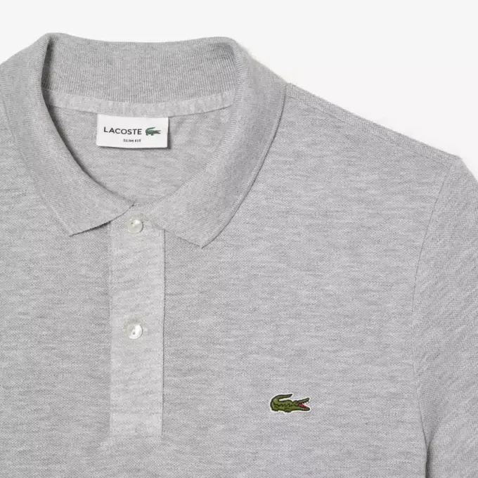 Polo L.12.12 Piqua de corte ajustado para hombre
