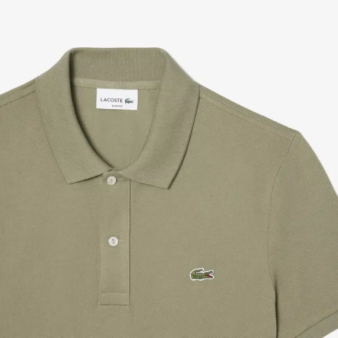 Polo L.12.12 Piqua de corte ajustado para hombre
