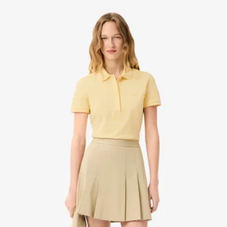 Polo L.12.12 Slim Fit Stretch Mini Piqua para mujer
