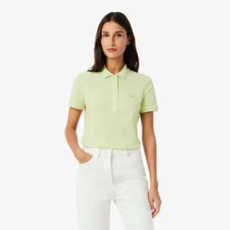 Polo L.12.12 Slim Fit Stretch Mini Piqua para mujer