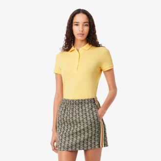 Polo L.12.12 Slim Fit Stretch Mini Piqua para mujer