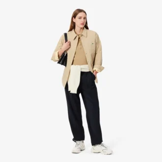 Polo L.12.12 Slim Fit Stretch Mini Piqua para mujer