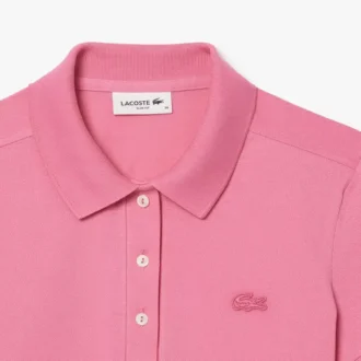 Polo L.12.12 Slim Fit Stretch Mini Piqua para mujer