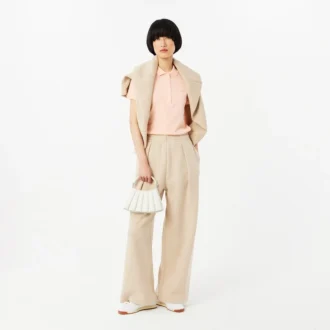 Polo L.12.12 Slim Fit Stretch Mini Piqua para mujer