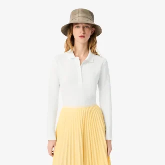 Polo L.12.D Stretch Mini Piqua de corte ajustado para mujer