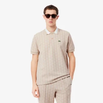 Polo Monogram de corte clásico para hombre