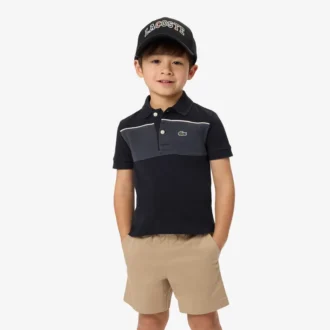 Polo Petit Piqué con bloques de color